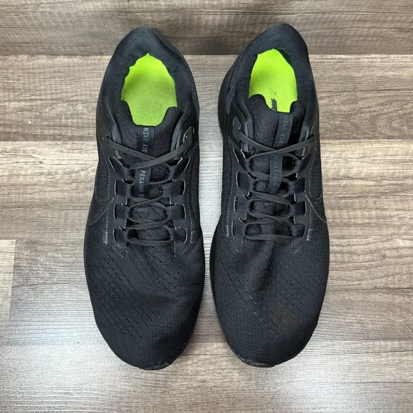 Nike Zoom Pegasus 38 Black Mens US Size 10.5 EUR 44.5 CW7356-001 Running Shoes - Picture 7 of 9